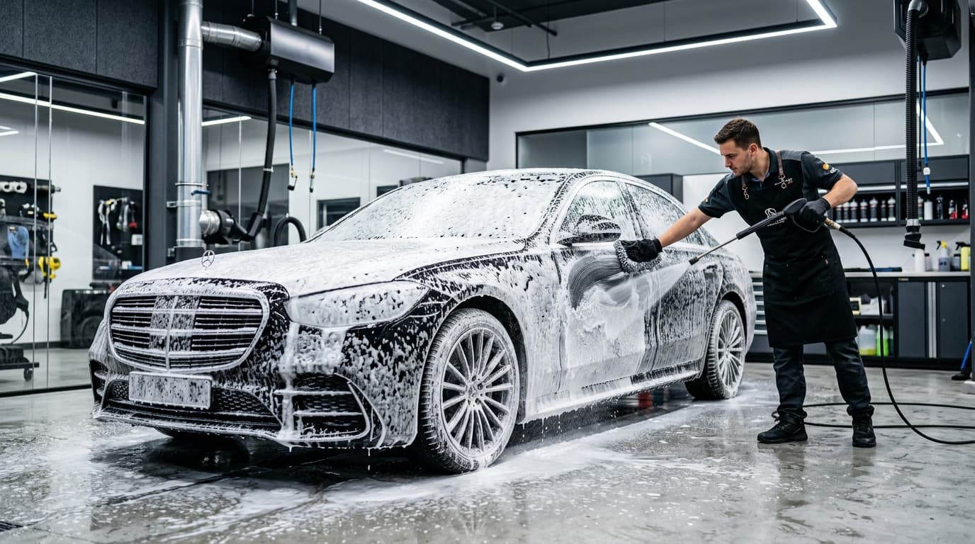 Car wash and premium detailing service at DAC Auto
